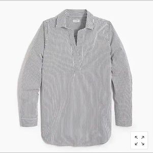 J.Crew L High Low Popover Tunic